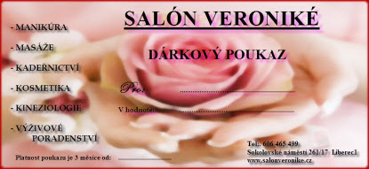 Darkový poukaz Salon Veronike